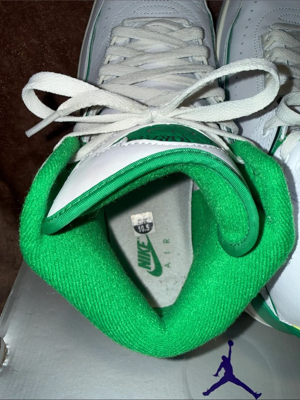 Air Jordan Retro 2 White Green